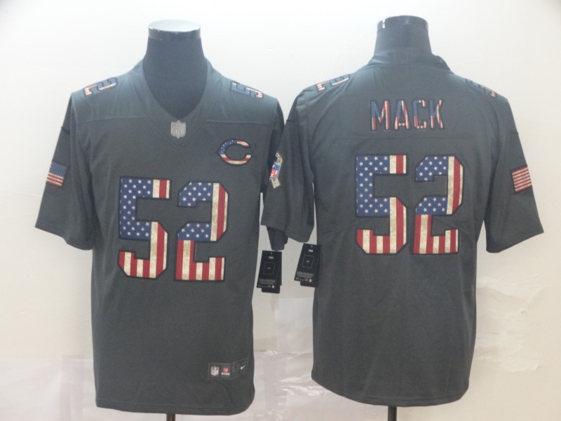 Men's Chicago Bears #52 Khalil Mack Black Jersey